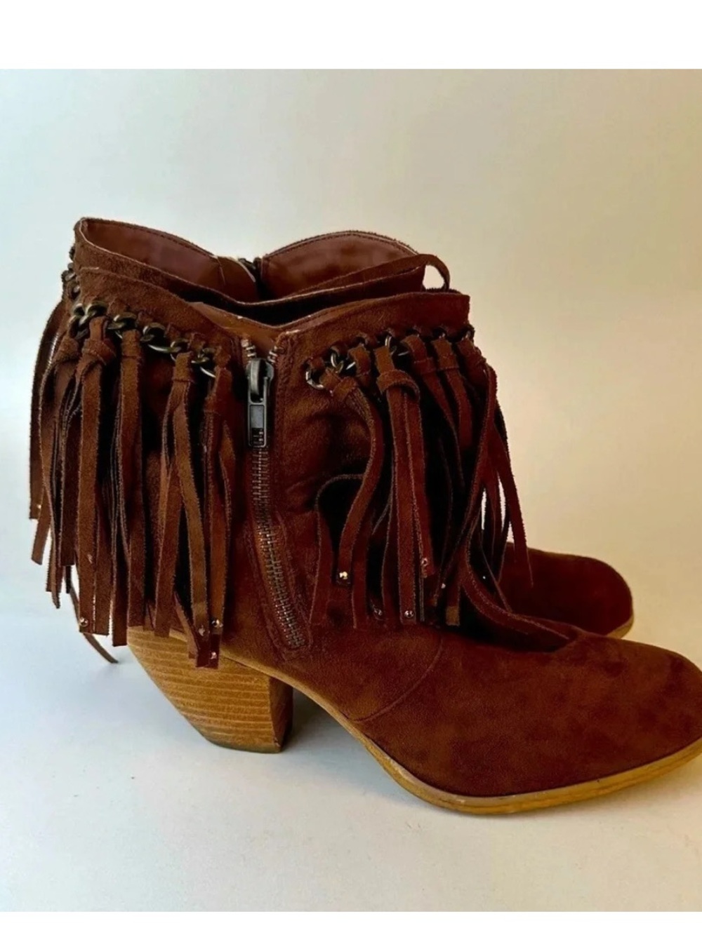 Not Rated Mohegan Chukka Fringe Boots